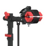 Sport si Outdoor - Ciclism - Accesorii pentru biciclete - Suporturi accesorii biciclete - Suport reparare biciclete pliabil reglabil 92-152 cm rosu otel - Infinity.ro