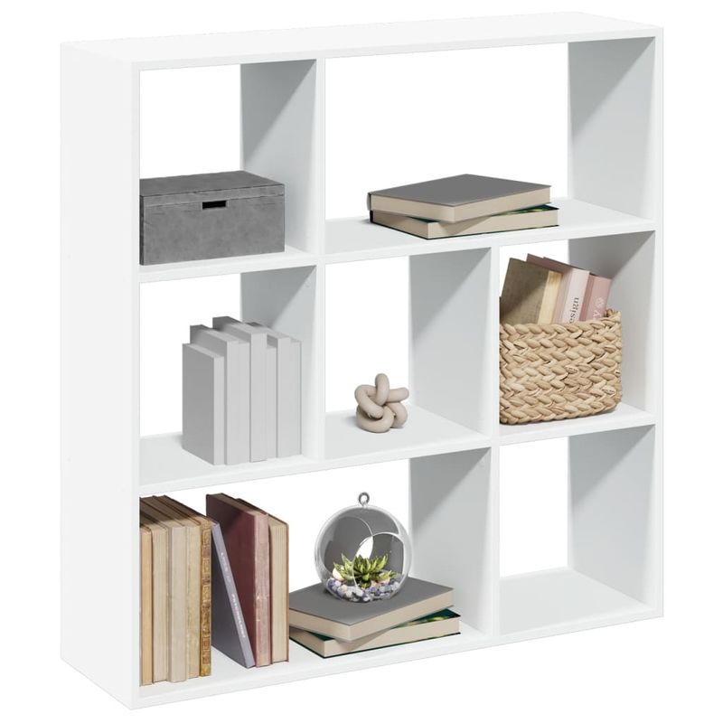 Casa si Gradina - Mobilier - Biblioteci si rafturi - Biblioteci - Biblioteca/separator camera alb 102x29x103,5 cm lemn prelucrat - Infinity.ro