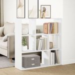Casa si Gradina - Mobilier - Biblioteci si rafturi - Biblioteci - Biblioteca/separator camera alb 102x29x103,5 cm lemn prelucrat - Infinity.ro