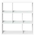 Casa si Gradina - Mobilier - Biblioteci si rafturi - Biblioteci - Biblioteca/separator camera alb 102x29x103,5 cm lemn prelucrat - Infinity.ro