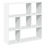 Casa si Gradina - Mobilier - Biblioteci si rafturi - Biblioteci - Biblioteca/separator camera alb 102x29x103,5 cm lemn prelucrat - Infinity.ro