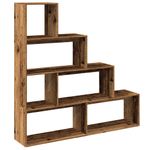 Casa si Gradina - Mobilier - Biblioteci si rafturi - Biblioteci - Biblioteca/separator 4 niveluri, lemn 143,5x29x143,5 cm lemn - Infinity.ro