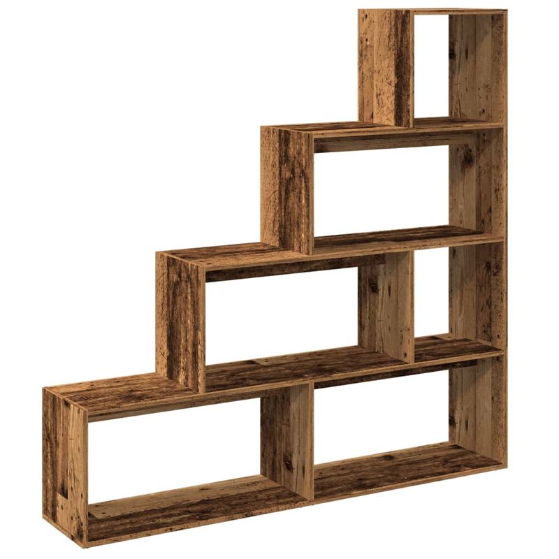 Casa si Gradina - Mobilier - Biblioteci si rafturi - Biblioteci - Biblioteca/separator 4 niveluri, lemn 143,5x29x143,5 cm lemn - Infinity.ro