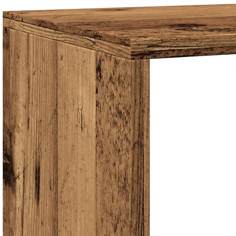 Casa si Gradina - Mobilier - Biblioteci si rafturi - Biblioteci - Biblioteca/separator 4 niveluri, lemn 143,5x29x143,5 cm lemn - Infinity.ro