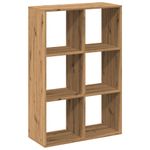 Casa si Gradina - Mobilier - Biblioteci si rafturi - Biblioteci - Biblioteca/separator, stejar artizanal, 69,5x29x103,5 cm, lemn - Infinity.ro