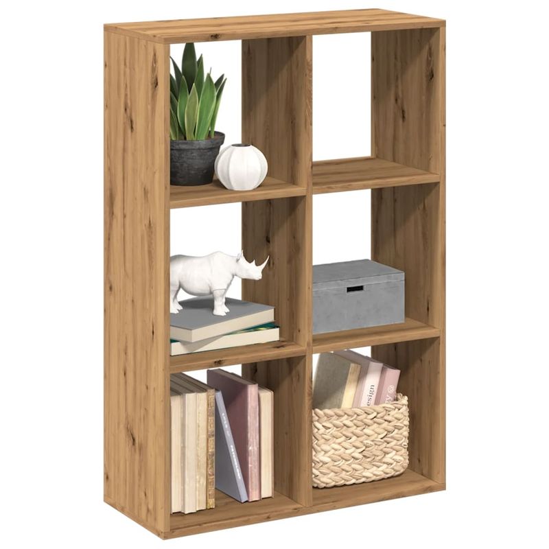 Casa si Gradina - Mobilier - Biblioteci si rafturi - Biblioteci - Biblioteca/separator, stejar artizanal, 69,5x29x103,5 cm, lemn - Infinity.ro