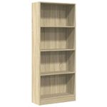 Casa si Gradina - Mobilier - Biblioteci si rafturi - Biblioteci - Biblioteca, stejar sonoma, 60x24x143 cm, lemn prelucrat - Infinity.ro