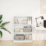 Casa si Gradina - Mobilier - Biblioteci si rafturi - Biblioteci - Biblioteca, alb, 80x24x109 cm, lemn prelucrat - Infinity.ro