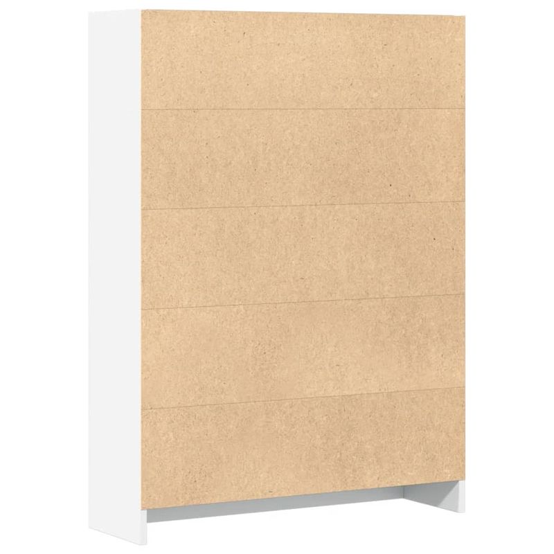 Casa si Gradina - Mobilier - Biblioteci si rafturi - Biblioteci - Biblioteca, alb, 80x24x109 cm, lemn prelucrat - Infinity.ro