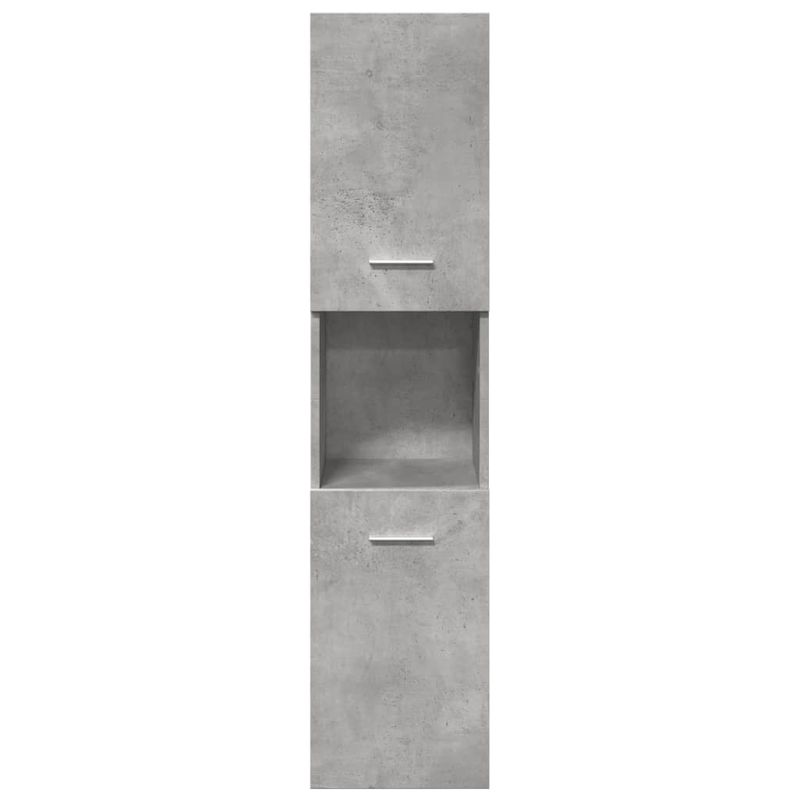 Casa si Gradina - Mobilier - Seturi de mobilier - Seturi baie - Set mobilier de baie, 5 piese, gri beton, lemn prelucrat - Infinity.ro