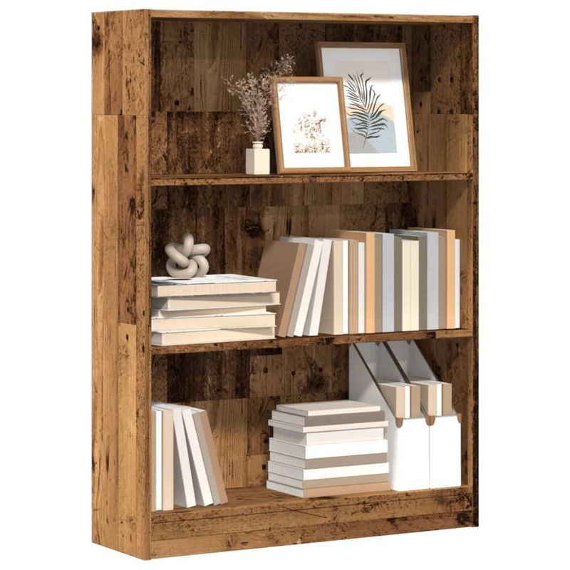 Casa si Gradina - Mobilier - Biblioteci si rafturi - Biblioteci - Biblioteca, lemn vechi, 80x24x109 cm, lemn prelucrat - Infinity.ro
