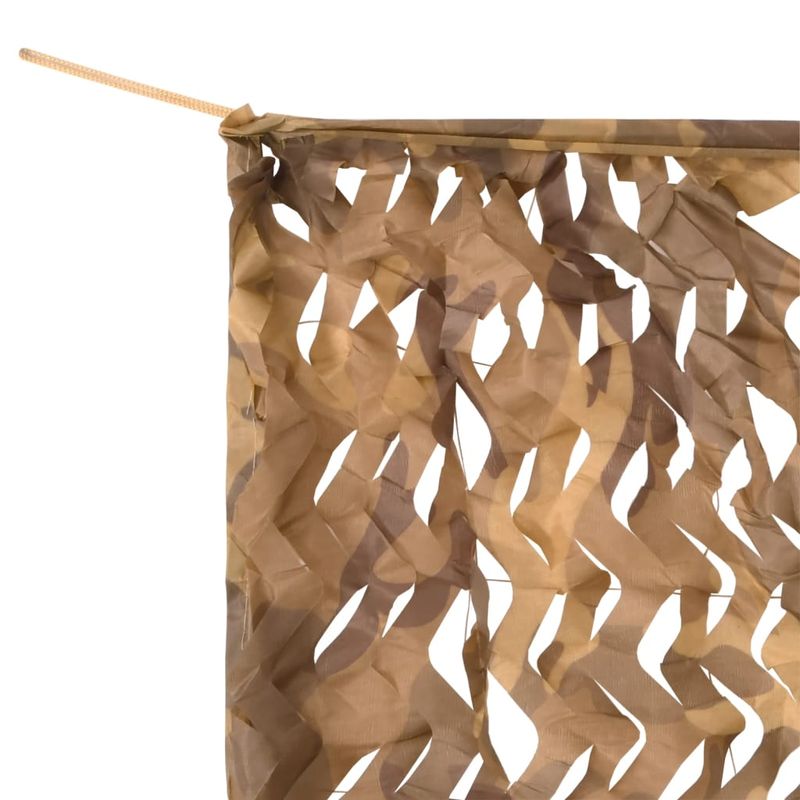 Sport si Outdoor - Accesorii si echipamente sportive - Alte accesorii sportive - Plasa de camuflaj cu geanta de depozitare, nisipiu, 312x140 cm - Infinity.ro