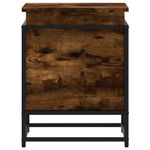 Casa si Gradina - Mobilier - Organizare si depozitare - Cutii depozitare - Cutie depozitare stejar afumat 40x40x51,5cm lemn prelucrat - Infinity.ro