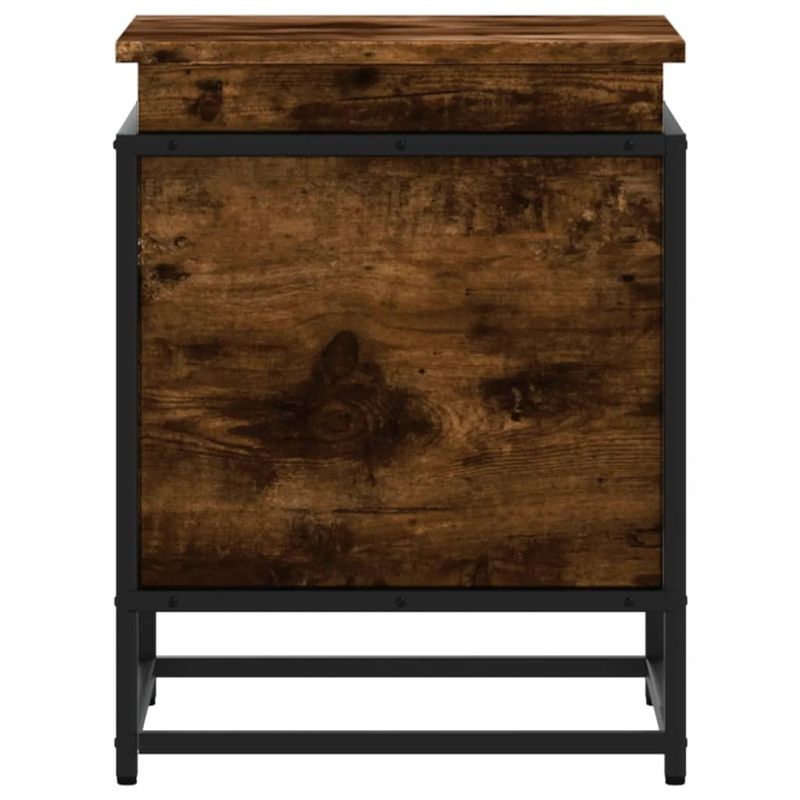 Casa si Gradina - Mobilier - Organizare si depozitare - Cutii depozitare - Cutie depozitare stejar afumat 40x40x51,5cm lemn prelucrat - Infinity.ro