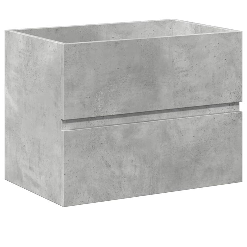 Casa si Gradina - Mobilier - Seturi de mobilier - Seturi baie - Set mobilier de baie, 2 piese, gri beton, lemn compozit - Infinity.ro