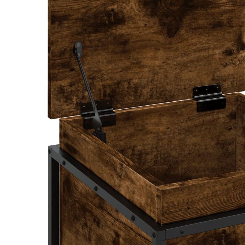 Casa si Gradina - Mobilier - Organizare si depozitare - Cutii depozitare - Cutie depozitare stejar afumat 40x40x51,5cm lemn prelucrat - Infinity.ro