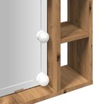 Casa si Gradina - Mobilier - Dulapuri si sifoniere - Dulapuri - Dulap cu oglinda si LED stejar artizanal 76x15x55 cm, lemn - Infinity.ro