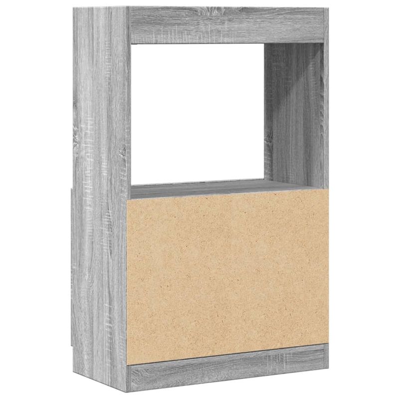 Casa si Gradina - Mobilier - Biblioteci si rafturi - Biblioteci - Dulap inalt, gri sonoma, 63x33x100 cm, lemn prelucrat - Infinity.ro