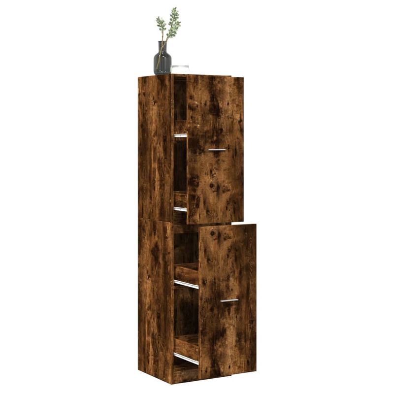 Casa si Gradina - Mobilier - Dulapuri si sifoniere - Dulapuri - Dulap de farmacie stejar fumuriu, 40x41x174,5cm, lemn prelucrat - Infinity.ro