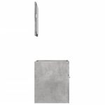 Casa si Gradina - Mobilier - Seturi de mobilier - Seturi baie - Set mobilier de baie, 2 piese, gri beton, lemn compozit - Infinity.ro