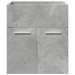Casa si Gradina - Mobilier - Seturi de mobilier - Seturi baie - Set mobilier de baie, 4 piese, gri beton, lemn compozit - Infinity.ro