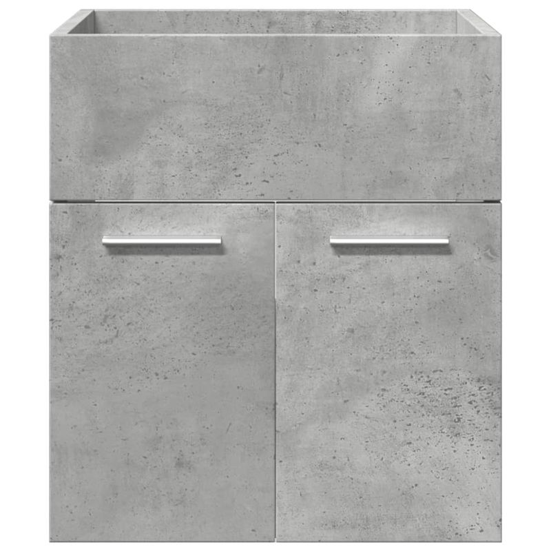 Casa si Gradina - Mobilier - Seturi de mobilier - Seturi baie - Set mobilier de baie, 4 piese, gri beton, lemn compozit - Infinity.ro