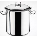 Casa si Gradina - Bucatarie si vesela - Vase pentru gatit - Oale si cratite - Oala inox cu capac, Arian, 21 Litri, fund dublu, 30 CM - Infinity.ro