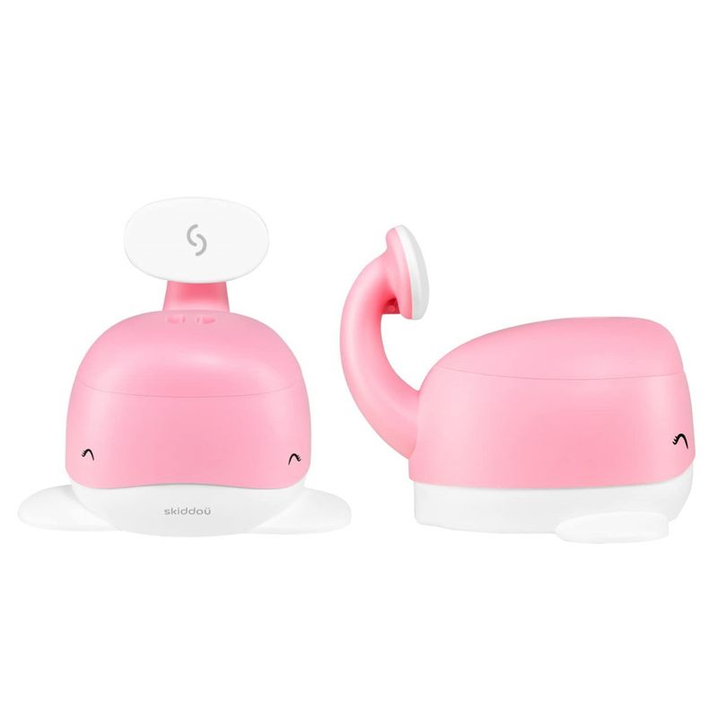 Jucarii, Copii si Bebe - Igiena si ingrijire - Baia bebelusului - Olite si reductoare WC - Olita pentru copii, Pottili, Skiddou, balenuta, cu capac, Keep pink, Roz - Infinity.ro