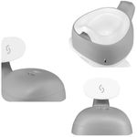 Jucarii, Copii si Bebe - Igiena si ingrijire - Baia bebelusului - Olite si reductoare WC - Olita pentru copii, Pottili, Skiddou, balenuta, cu capac, Evening shadow, Gri - Infinity.ro