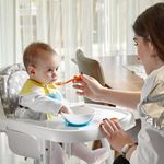 Jucarii, Copii si Bebe - Hrana si alaptare - Biberoane, suzete si accesorii hranire - Articole hranire bebelusi - Set lingurita si furculita BabyJem (Culoare: Portocaliu) - Infinity.ro