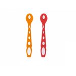 Jucarii, Copii si Bebe - Hrana si alaptare - Biberoane, suzete si accesorii hranire - Articole hranire bebelusi - Set 2 lingurite din silicon BabyJem Soft Spoon (Culoare: Portocaliu) - Infinity.ro
