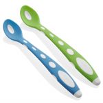 Jucarii, Copii si Bebe - Hrana si alaptare - Biberoane, suzete si accesorii hranire - Articole hranire bebelusi - Set 2 lingurite din silicon BabyJem Soft Spoon (Culoare: Portocaliu) - Infinity.ro