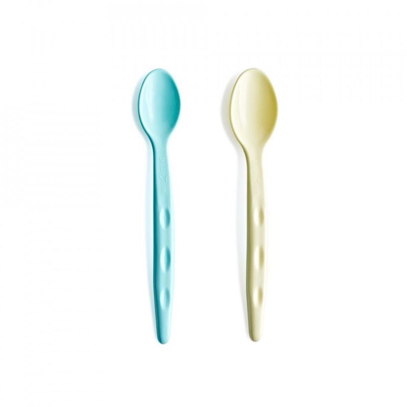 Jucarii, Copii si Bebe - Hrana si alaptare - Biberoane, suzete si accesorii hranire - Articole hranire bebelusi - Set 2 lingurite pentru copii BabyJem (Culoare: Roz) - Infinity.ro