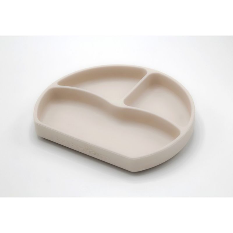 Jucarii, Copii si Bebe - Hrana si alaptare - Biberoane, suzete si accesorii hranire - Articole hranire bebelusi - Farfurie din silicon cu 3 compartimente pentru auto-diversificare BabyJem (Culoare: Roz) - Infinity.ro