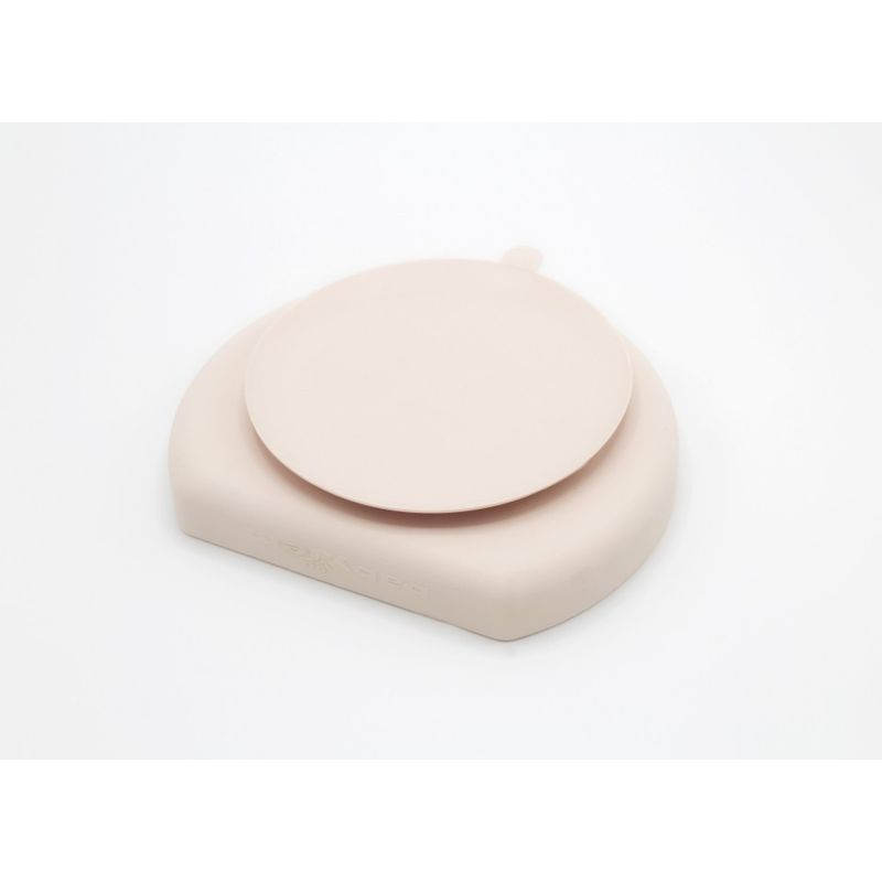 Jucarii, Copii si Bebe - Hrana si alaptare - Biberoane, suzete si accesorii hranire - Articole hranire bebelusi - Farfurie din silicon cu 3 compartimente pentru auto-diversificare BabyJem (Culoare: Gri) - Infinity.ro