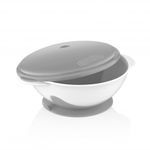 Jucarii, Copii si Bebe - Hrana si alaptare - Biberoane, suzete si accesorii hranire - Articole hranire bebelusi - Castron cu ventuza si capac BabyJem (Culoare: Roz) - Infinity.ro