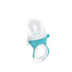 Jucarii, Copii si Bebe - Hrana si alaptare - Biberoane, suzete si accesorii hranire - Articole hranire bebelusi - Dispozitiv de hranire din silicon BabyJem Fruits and Vegetables (Culoare: Bleu) - Infinity.ro