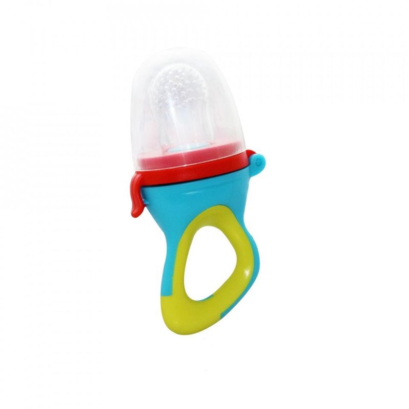 Jucarii, Copii si Bebe - Hrana si alaptare - Biberoane, suzete si accesorii hranire - Articole hranire bebelusi - Dispozitiv de hranire din silicon BabyJem Fruits and Vegetables (Culoare: Bleu) - Infinity.ro