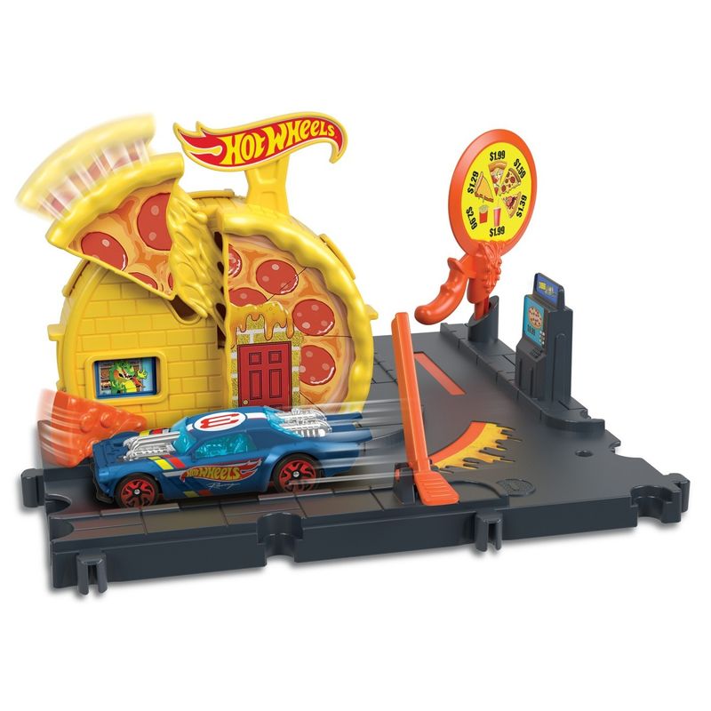 Jucarii, Copii si Bebe - Jucarii si jocuri - Vehicule si jucarii cu telecomanda - Masinute - Hot wheels city explorer speedy pizza pick up - Infinity.ro