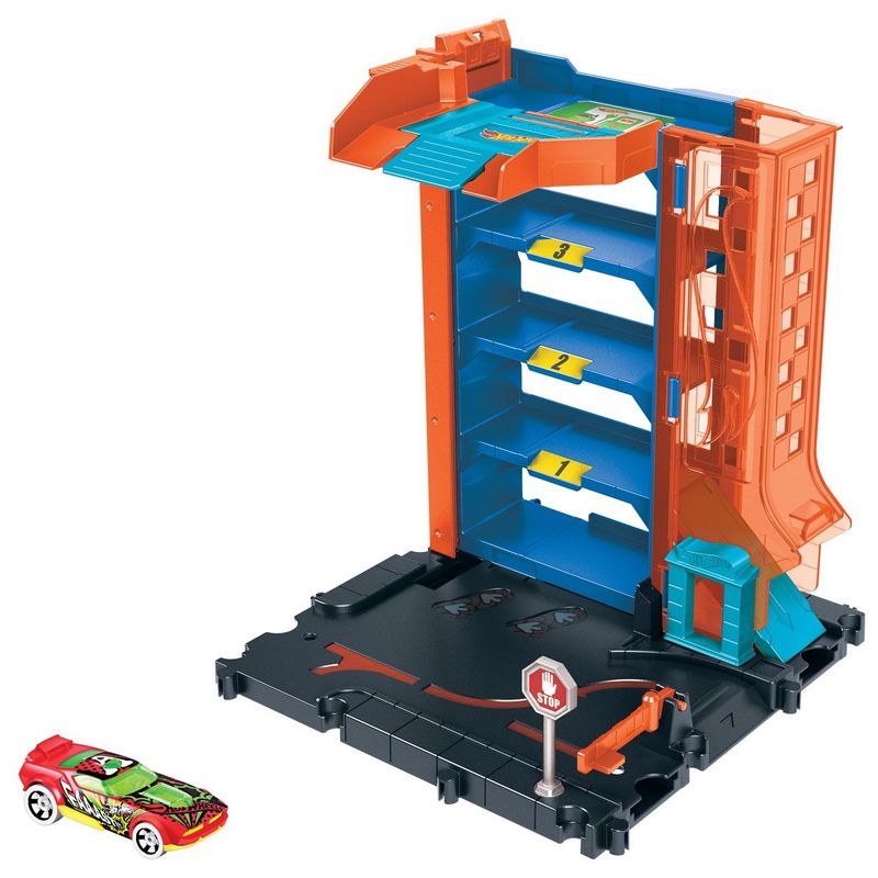 Jucarii, Copii si Bebe - Jucarii si jocuri - Vehicule si jucarii cu telecomanda - Masinute - Hot wheels city parcare - Infinity.ro