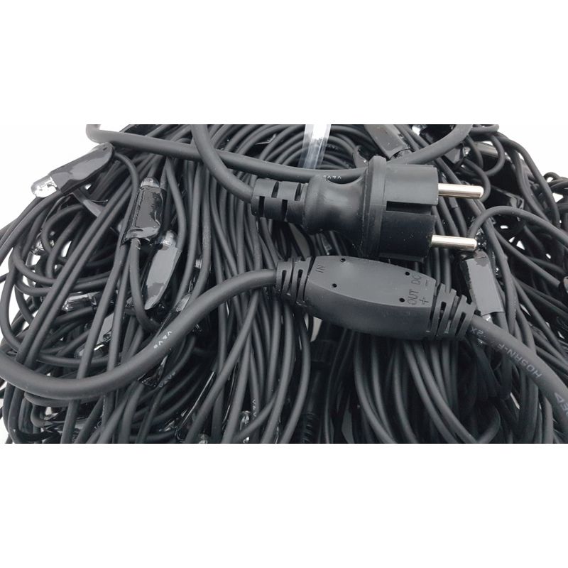 Casa si Gradina - Decoratiuni - Decoratiuni de sezon - Instalatie de Craciun, 3 m x 3 m, Plasa Flash, alb cald, 208 leduri, 9118WW / plasa cu flash Sdx Marketï¿½ - Infinity.ro