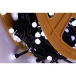 Casa si Gradina - Decoratiuni - Decoratiuni de sezon - Instalatie de Craciun, Liniara, 50 m, 500 leduri Q8, Alb Rece, FLASH / ghirlanda Interior / exterior lunga - Infinity.ro