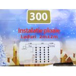 Casa si Gradina - Decoratiuni - Decoratiuni de sezon - Instalatie de Craciun 2 m x 2 m, Perdea Multicolora, 300 leduri, exterior , SDX, 6013M - Infinity.ro