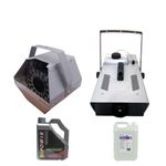 Casa si Gradina - Decoratiuni - Decoratiuni petrecere - Accesorii pentru petrecere - Pachet masina de baloane, lichid baloane 5 l  si masina de fum ,lichid fum 5 l, IdeallStore®,  telecomanda inclusa - Infinity.ro