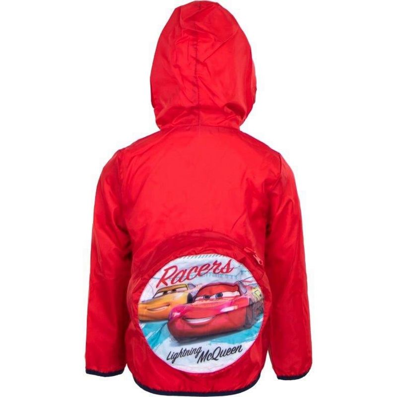 Fashion, accesorii si bijuterii - Copii - Imbracaminte copii - Jachete si geci copii - Geaca impermeabila pentru baieti cars SE1138 Rosu 104 CM 4 ani - Infinity.ro