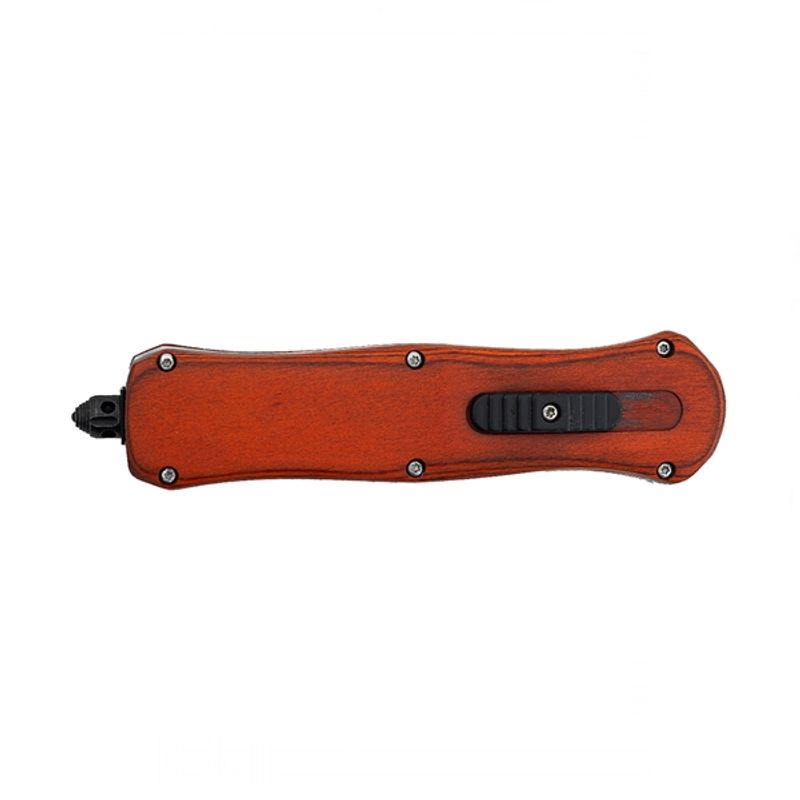 Casa si Gradina - Bucatarie si vesela - Vesela si tacamuri - Cutite si seturi de cutite - Cutit automat cu arc , IdeallStore®, 23.5 cm, rosu - Infinity.ro