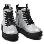 Fashion, accesorii si bijuterii - Copii - Incaltaminte copii - Ghete si cizme copii - Botine Shone copii 81587-006 29 EU Argintiu - Infinity.ro