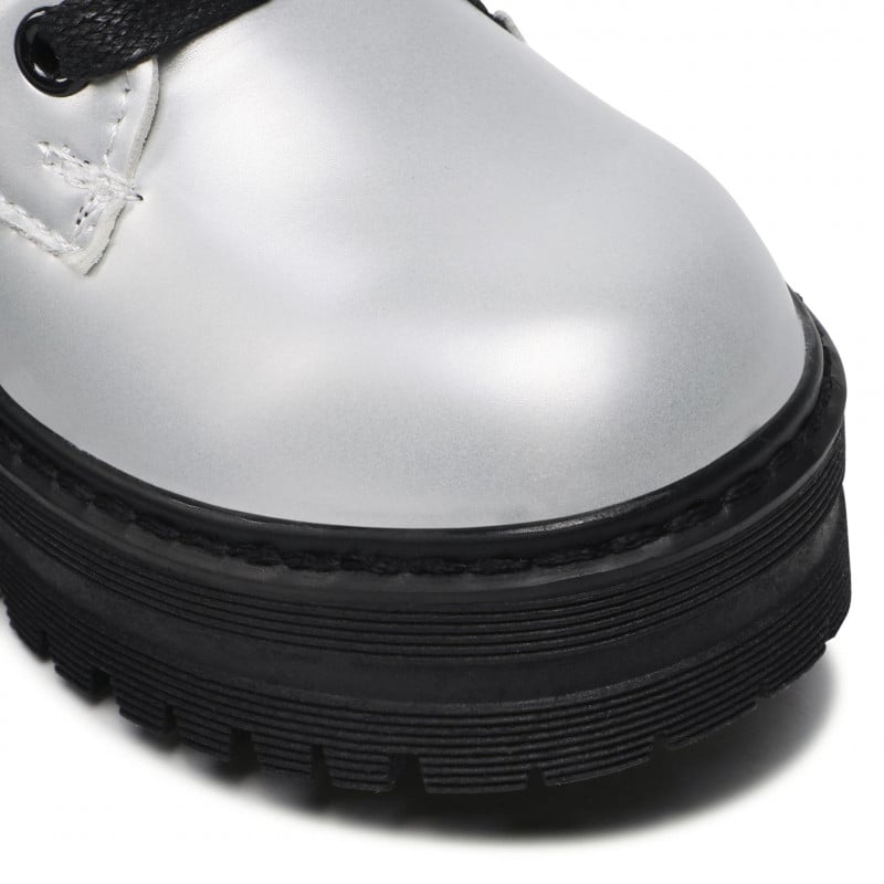 Fashion, accesorii si bijuterii - Copii - Incaltaminte copii - Ghete si cizme copii - Botine Shone copii 81587-006 29 EU Argintiu - Infinity.ro