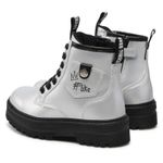 Fashion, accesorii si bijuterii - Copii - Incaltaminte copii - Ghete si cizme copii - Botine Shone copii 81587-006 29 EU Argintiu - Infinity.ro