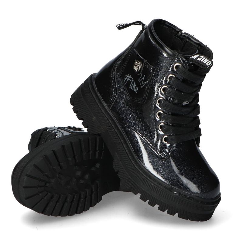 Fashion, accesorii si bijuterii - Copii - Incaltaminte copii - Ghete si cizme copii - Botine Shone copii 81587-006 30 EU Negru - Infinity.ro